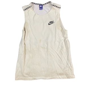 Vintage Nike Tank Top Basketball Mesh Jersey Tee Medium VTG Distressed
